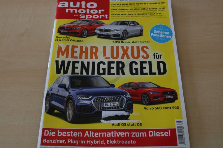 Deckblatt Auto Motor und Sport (08/2018)